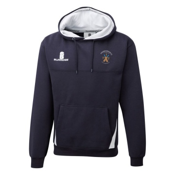 Chardstock Cricket Club Blade Hoody Navy/White