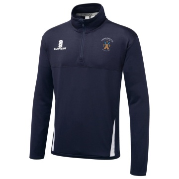 Chardstock Cricket Club Blade Performance Top Navy/White
